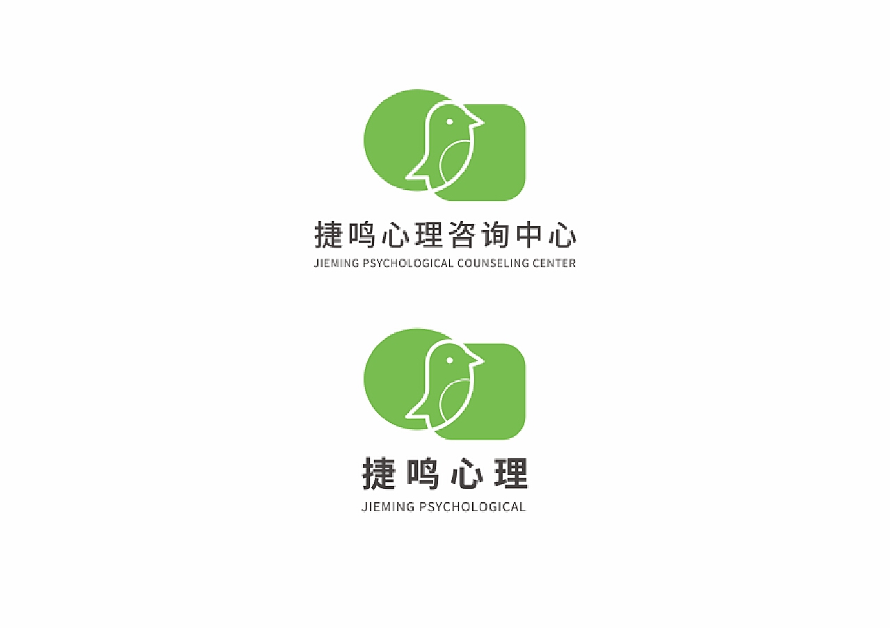 捷鸣心理 - LOGO创意设计